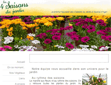 Tablet Screenshot of jardinerie-valence.com
